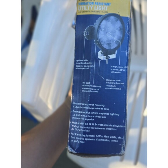 NIB Pilot Automotive NV-710T 18 Watt 4" Round Hi-Intensity HD LED OFF-ROAD Light - Picture 6 of 7